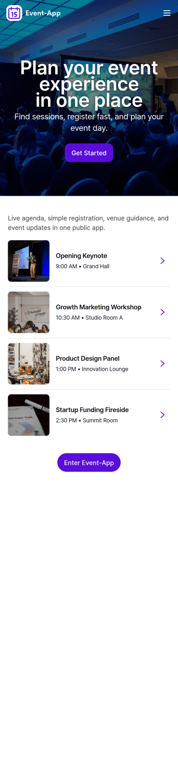 Event- App Template