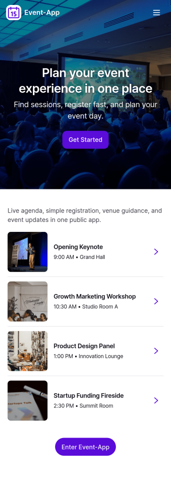 Event- App Template