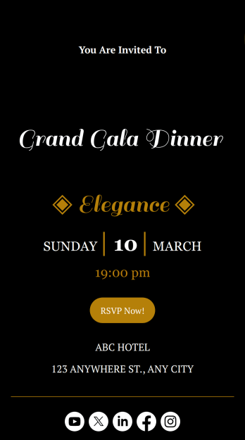 Event Invitation App Template