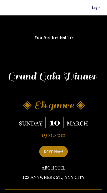 Event Invitation App Template