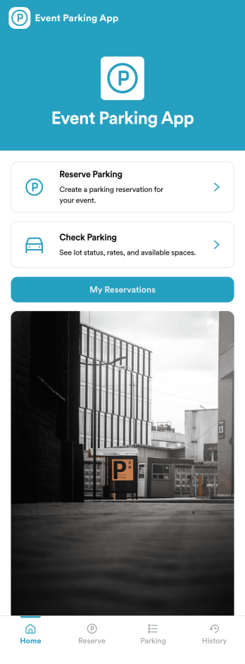Event Parking App Template