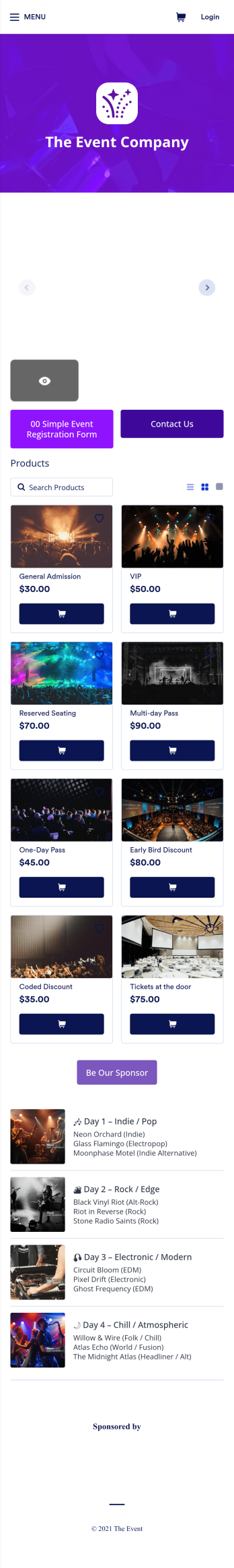 Event Registration App Template