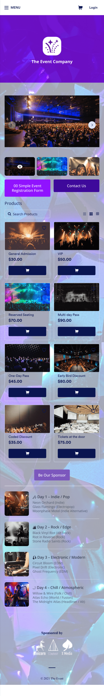 Event Registration App Template
