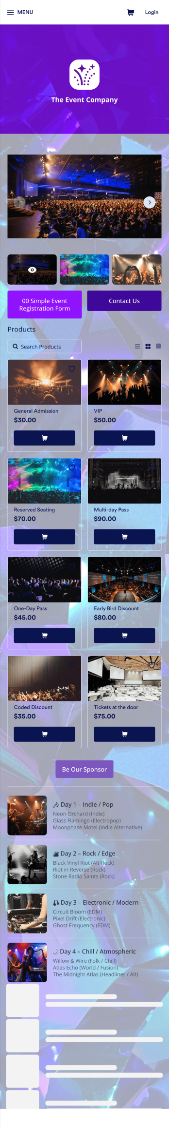 Event Registration App Template