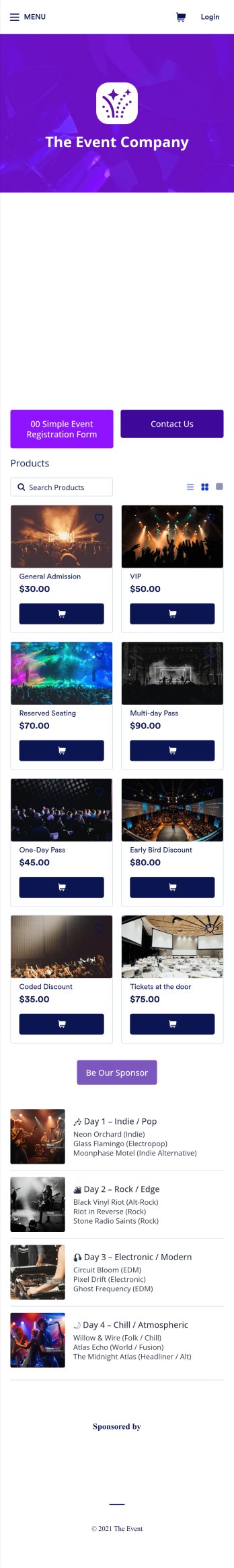 Event Registration App Template