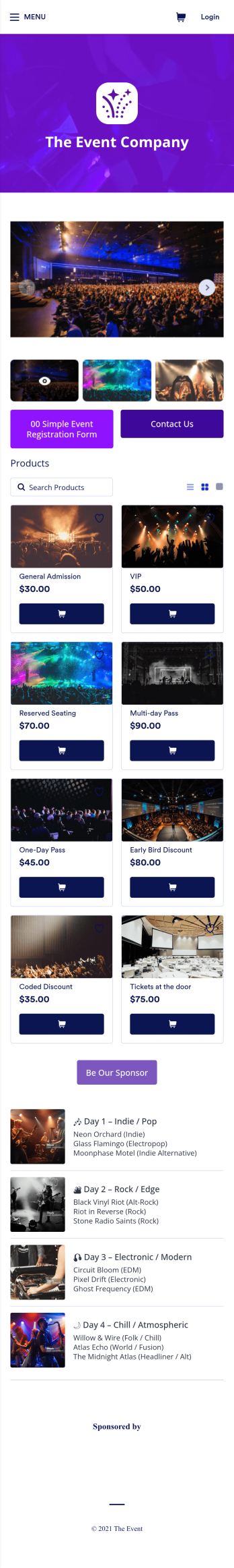 Event Registration App Template