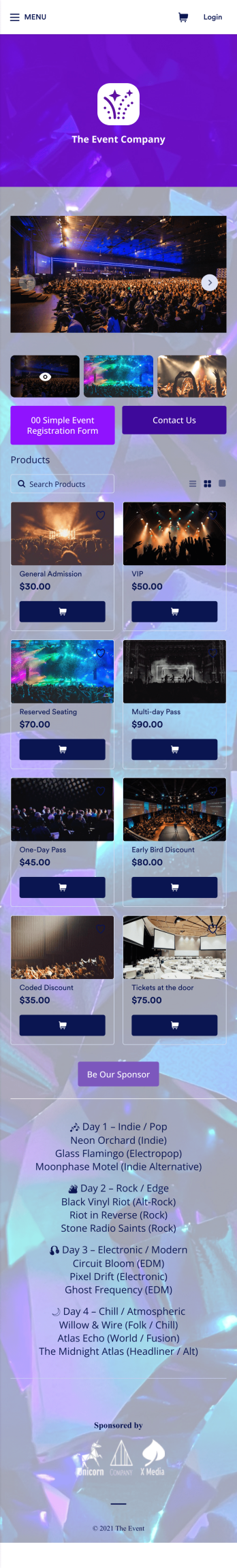 Event Registration App Template