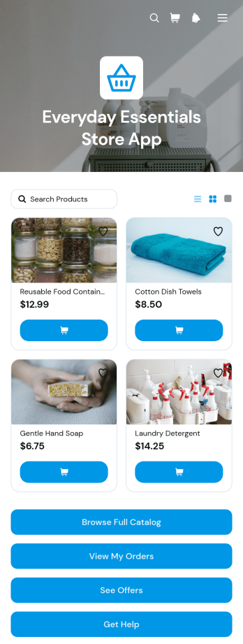 Everyday Essentials Store App Template