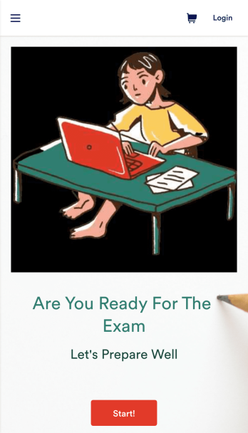 Exam Preparation App Template