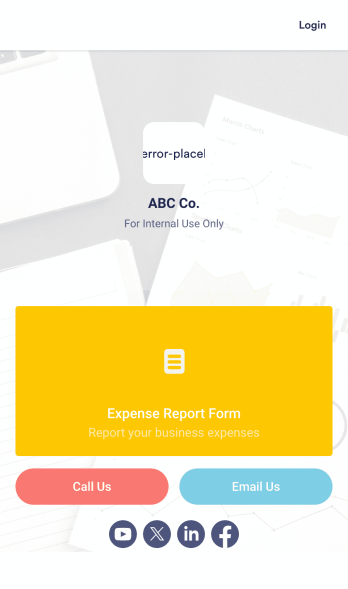 Expense Report App Template