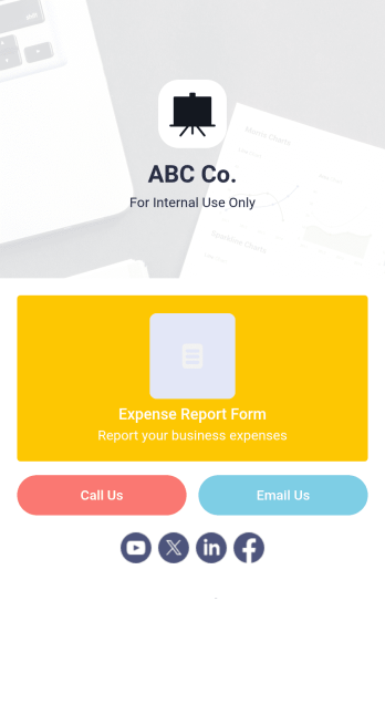 Expense Report App Template