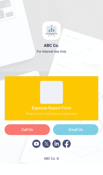 Expense Report App Template