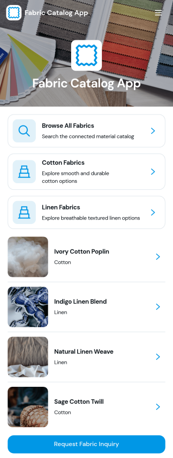 Fabric Catalog App Template