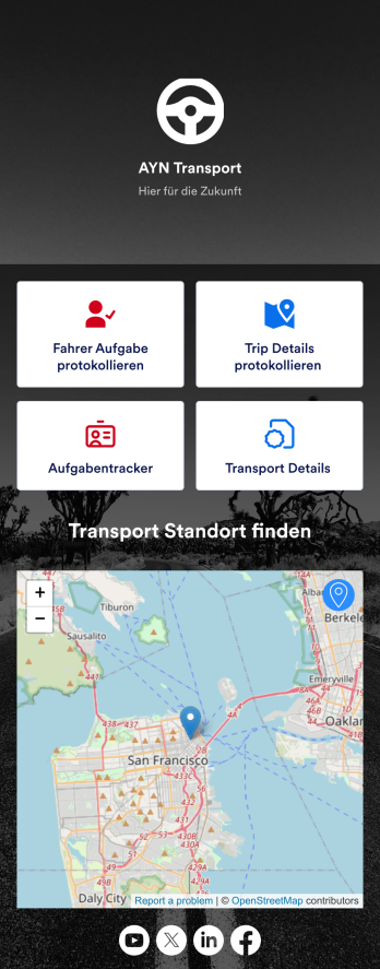 Fahrer Dispatch App Template