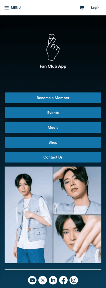 Fan Club App Template