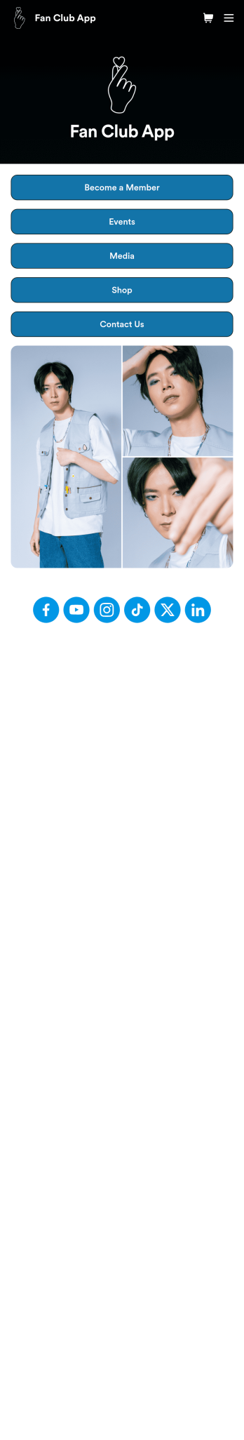 Fan Club App Template
