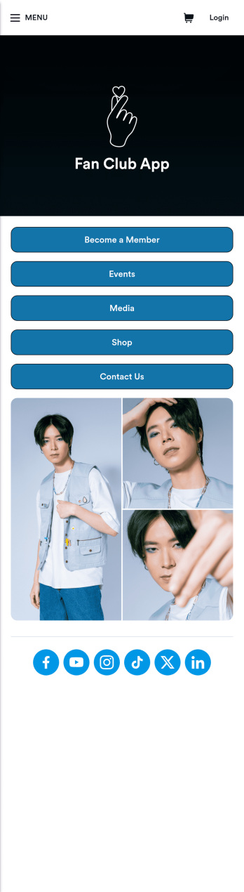 Fan Club App Template