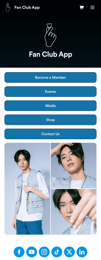 Fan Club App Template