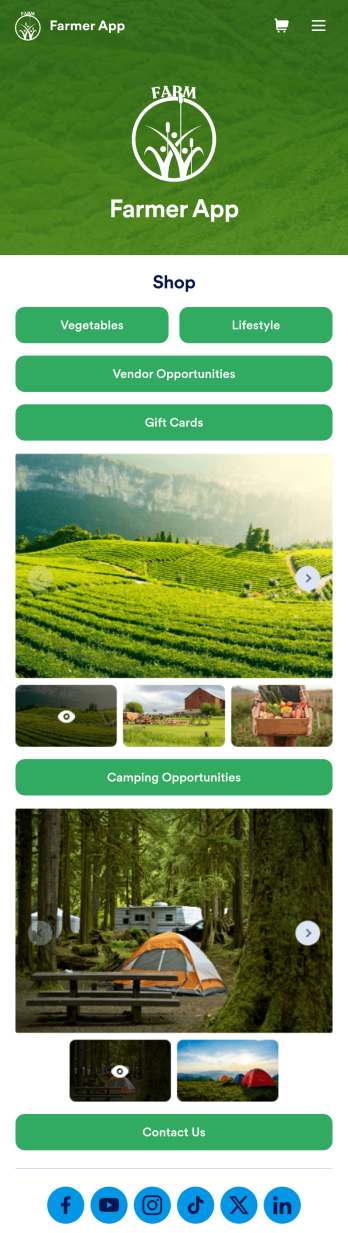 Farmer App Template