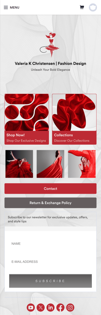 Fashion Designer App Template