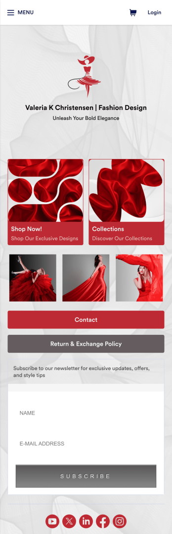 Fashion Designer App Template