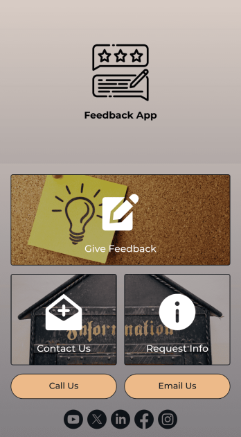 Feedback App Template