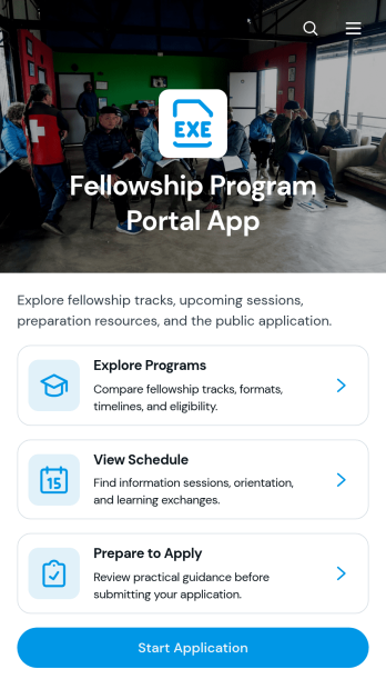 Fellowship Program Portal App Template