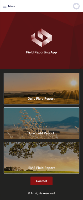 Field Reporting App Template