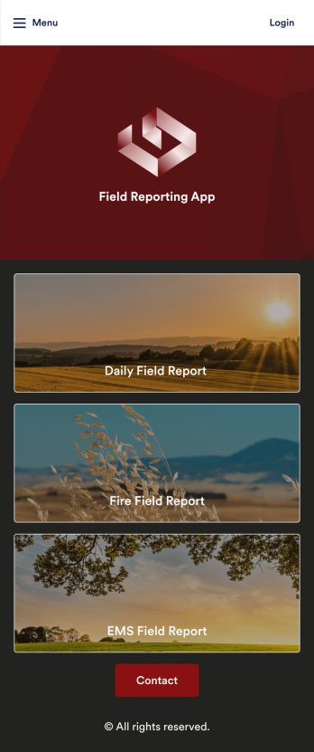 Field Reporting App Template