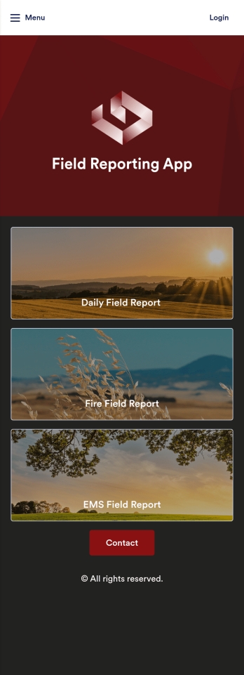 Field Reporting App Template