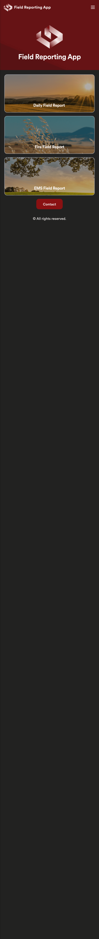 Custom Field Reporting App