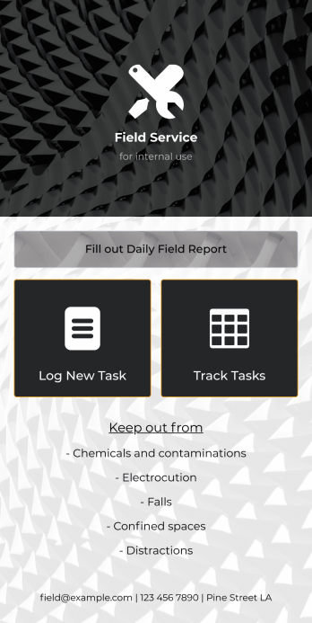 Field Service App Template