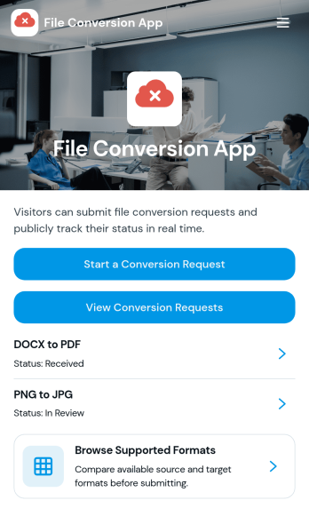 File Conversion App Template