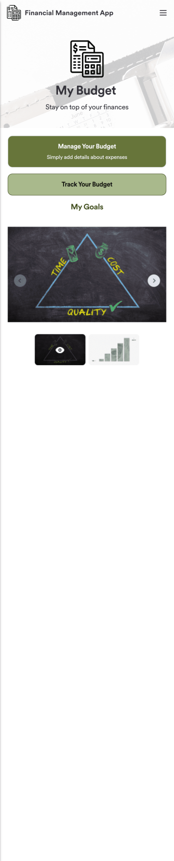 Financial Management App Template
