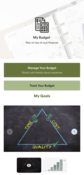 Financial Management App Template