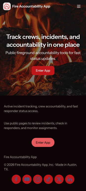 Fire Accountability App Template