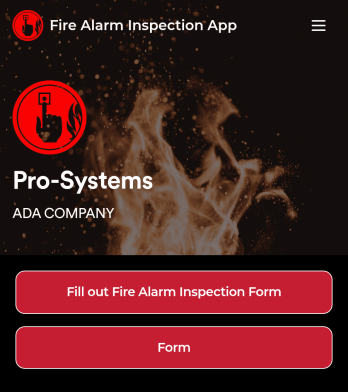 Fire Alarm Report App Template