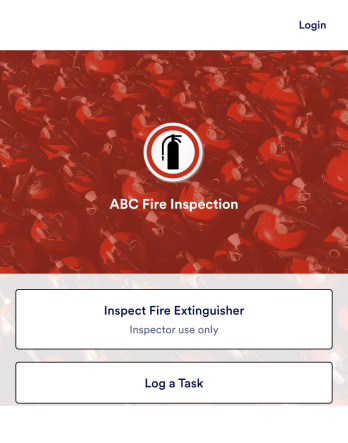 Fire Extinguisher Inspection App Template