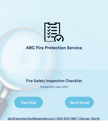 Fire Inspection App Template