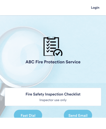 Fire Inspection App Template