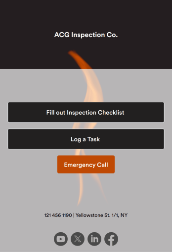 Fire Pump Inspection Checklist App Template