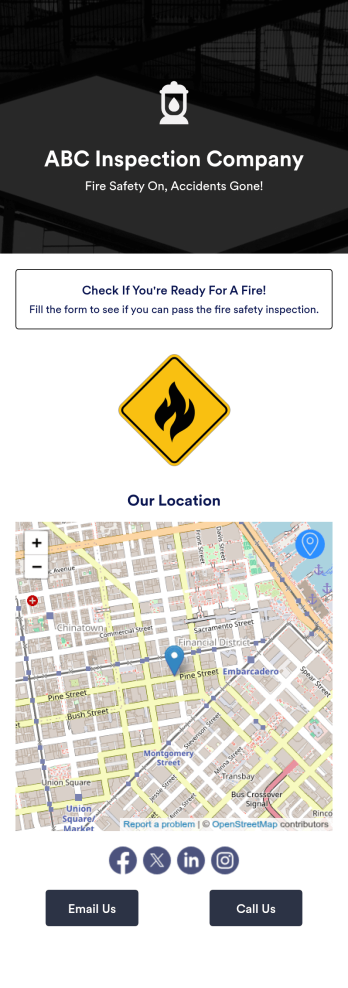 Fire Risk Assessment App Template