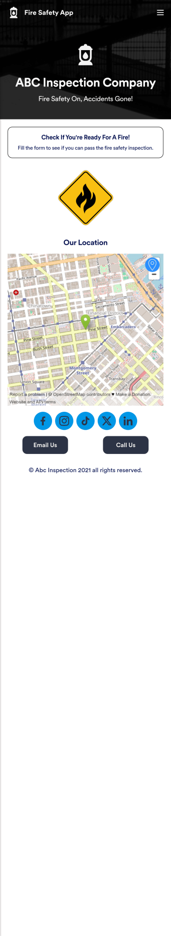 Fire Risk Assessment App Template