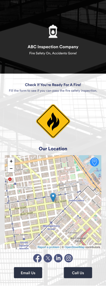 Fire Risk Assessment App Template