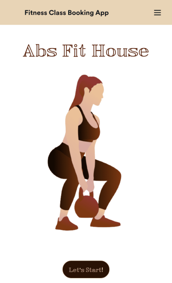 Fitness Class Booking App Template