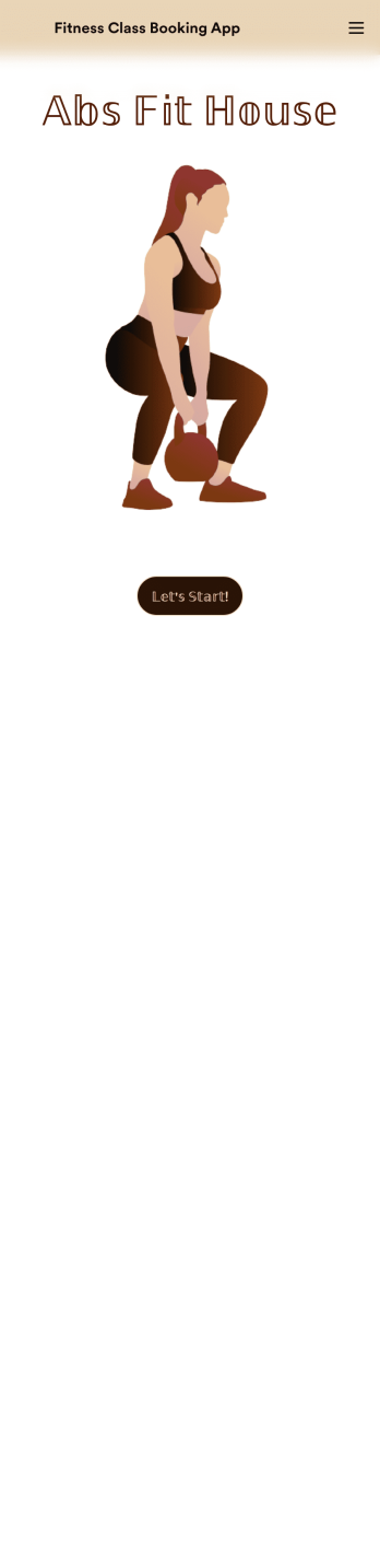 Fitness Class Booking App Template