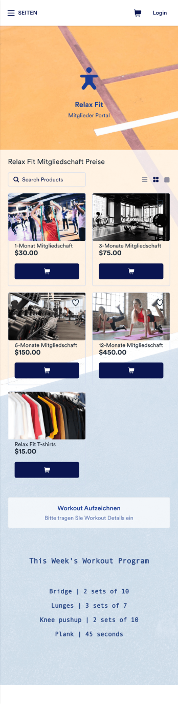 Fitness und Gesundheit App