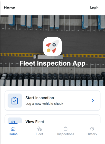 Fleet Inspection App Template