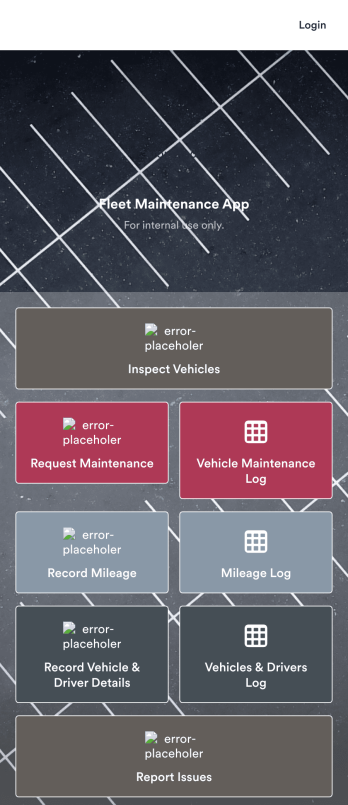 Fleet Maintenance App Template