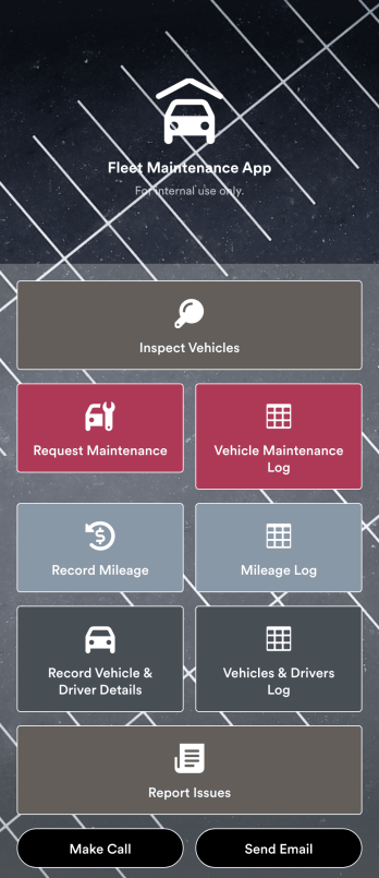 Fleet Maintenance App Template